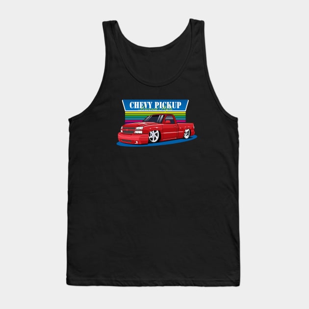 chevy truck lowered style Tank Top by masjestudio